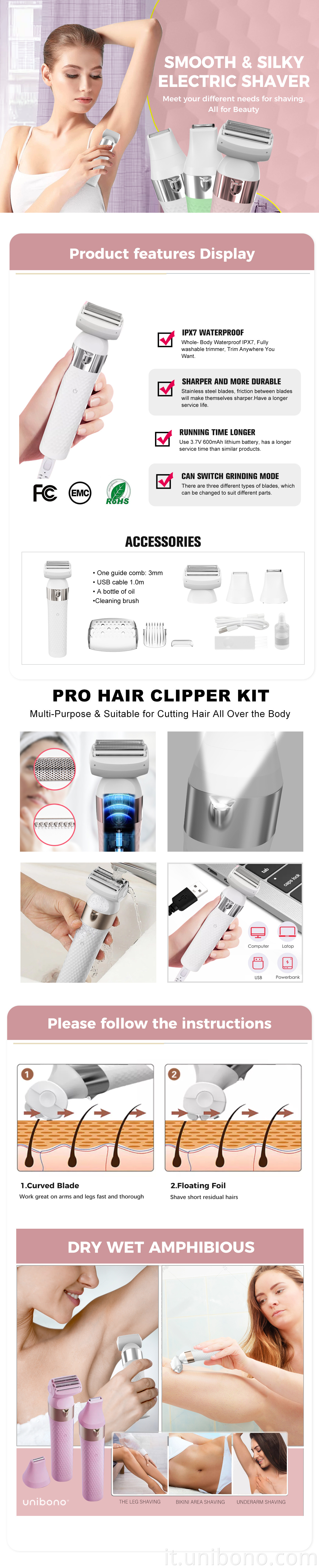 Custom Portable Electric Hair Remover